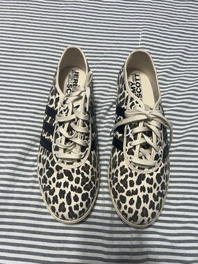Jeremy Scott Leopard Canvas Sneakers - Beige, Black, Brown